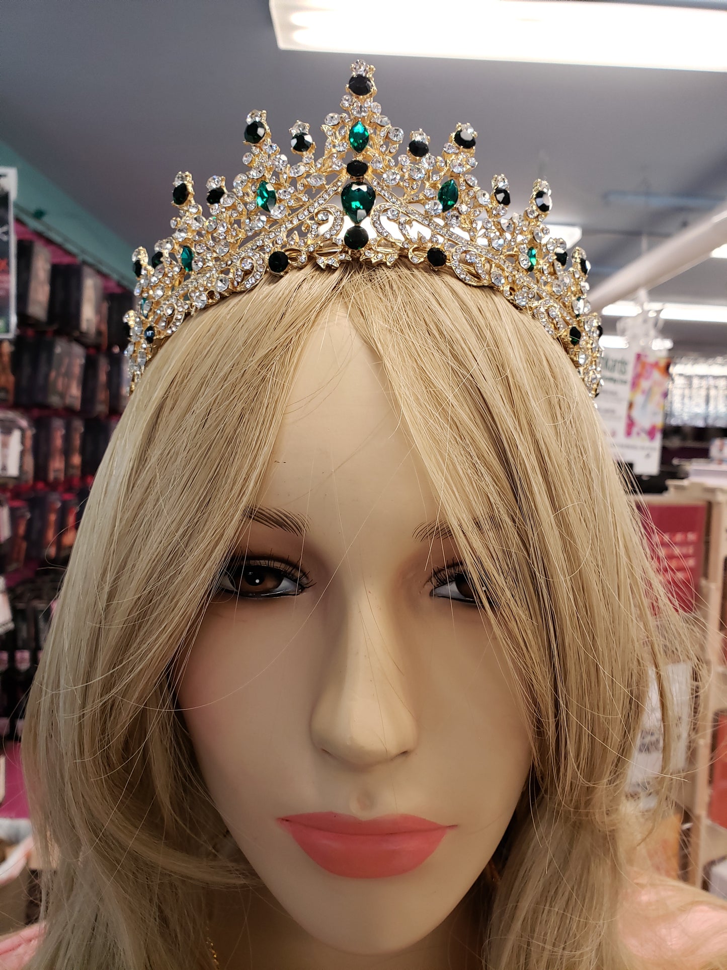 Green & Black Tiara