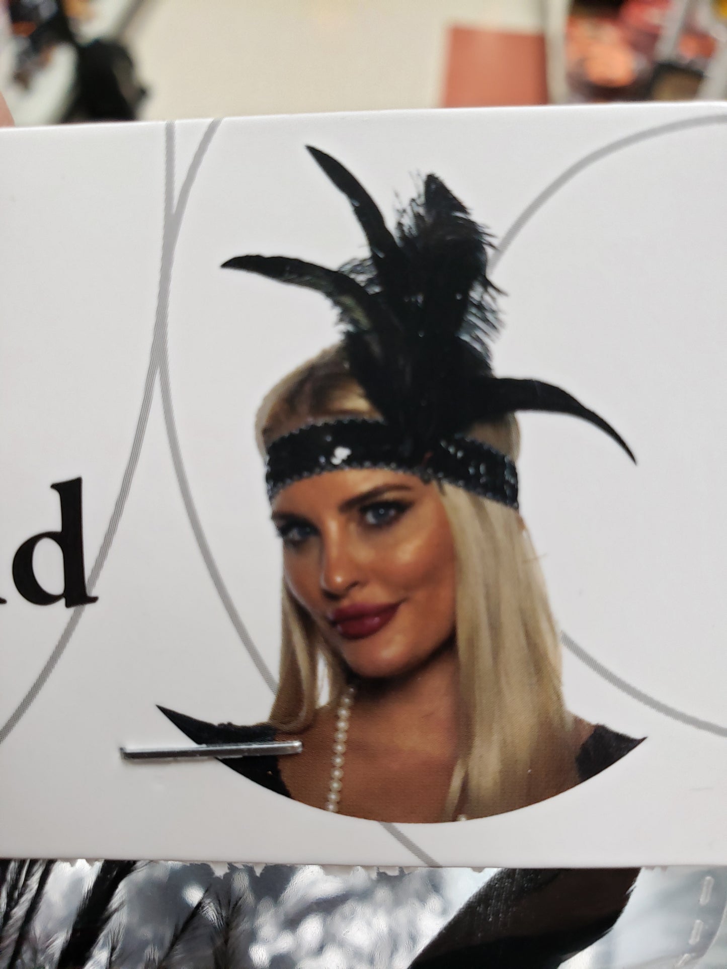 Flapper Headband - Black
