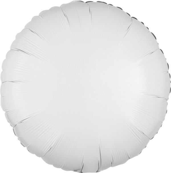 Circle: White - 18"