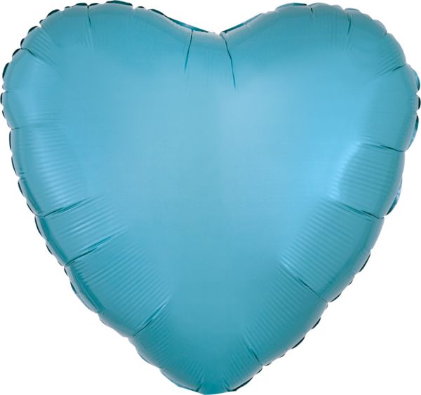 Heart - Caribbean Blue 18"