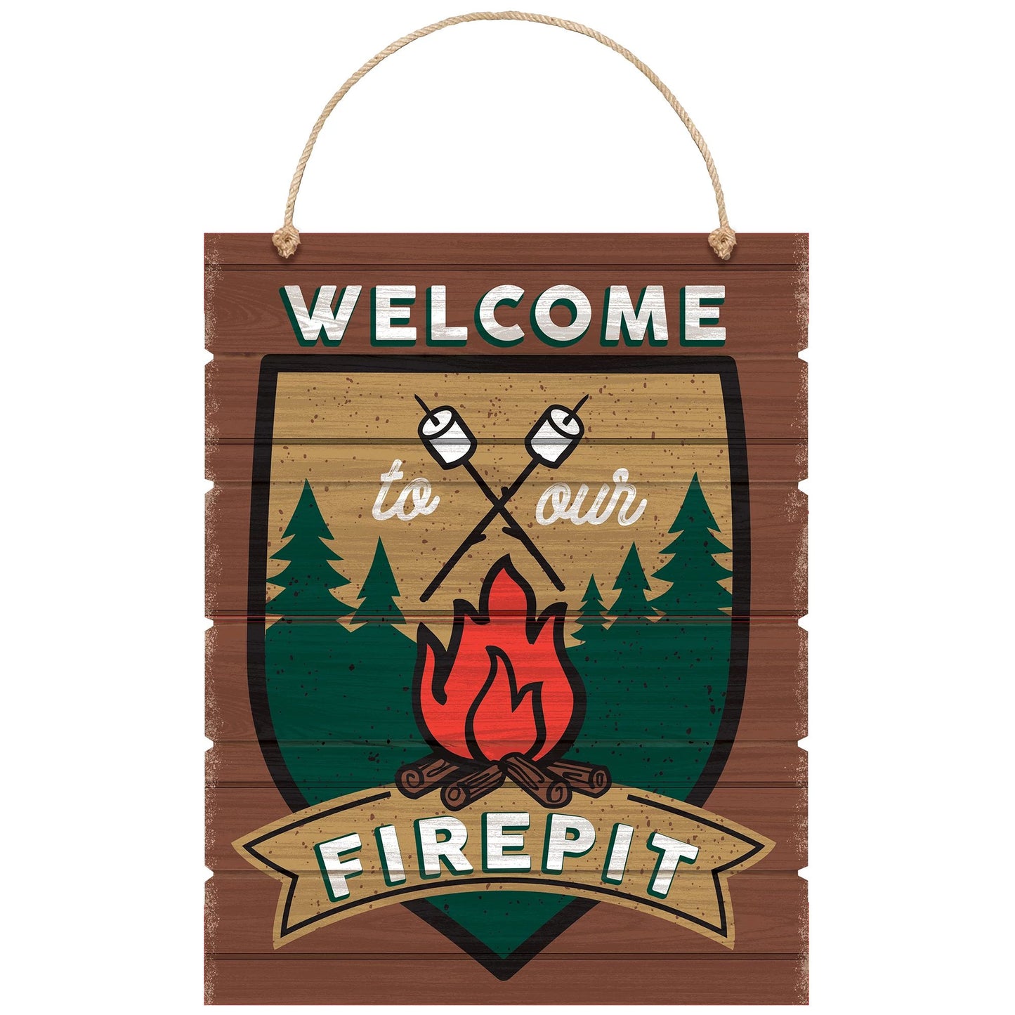 Camping Easel Sign