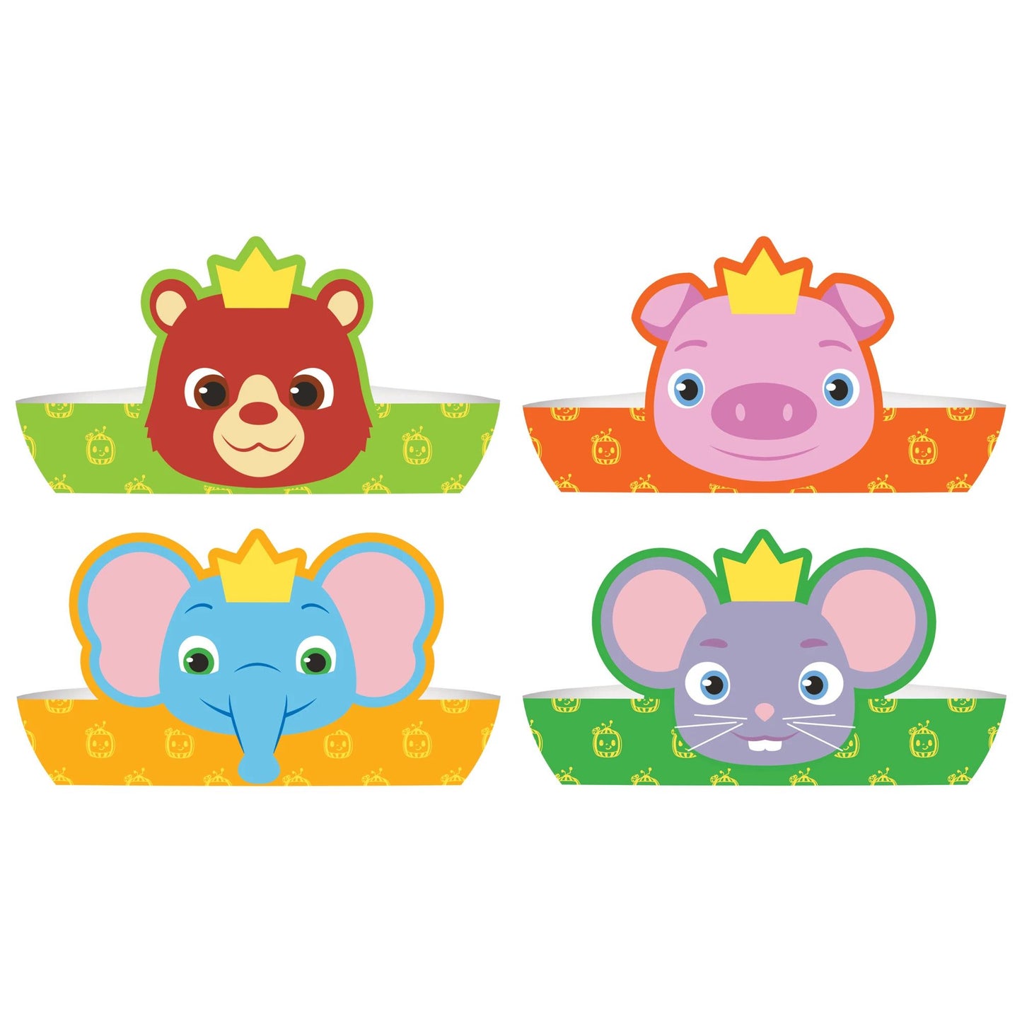 Paper Crowns - Cocomelon 8ct