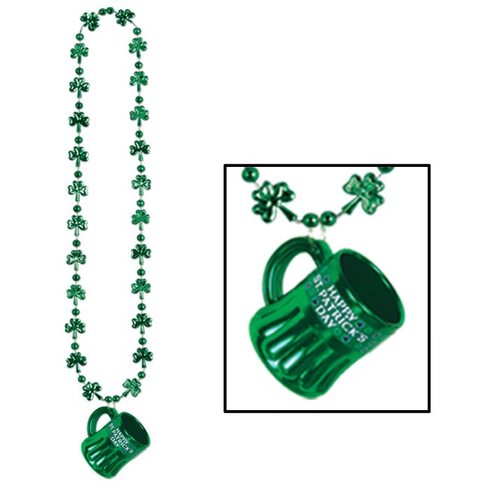 Shamrock Beads With Mug