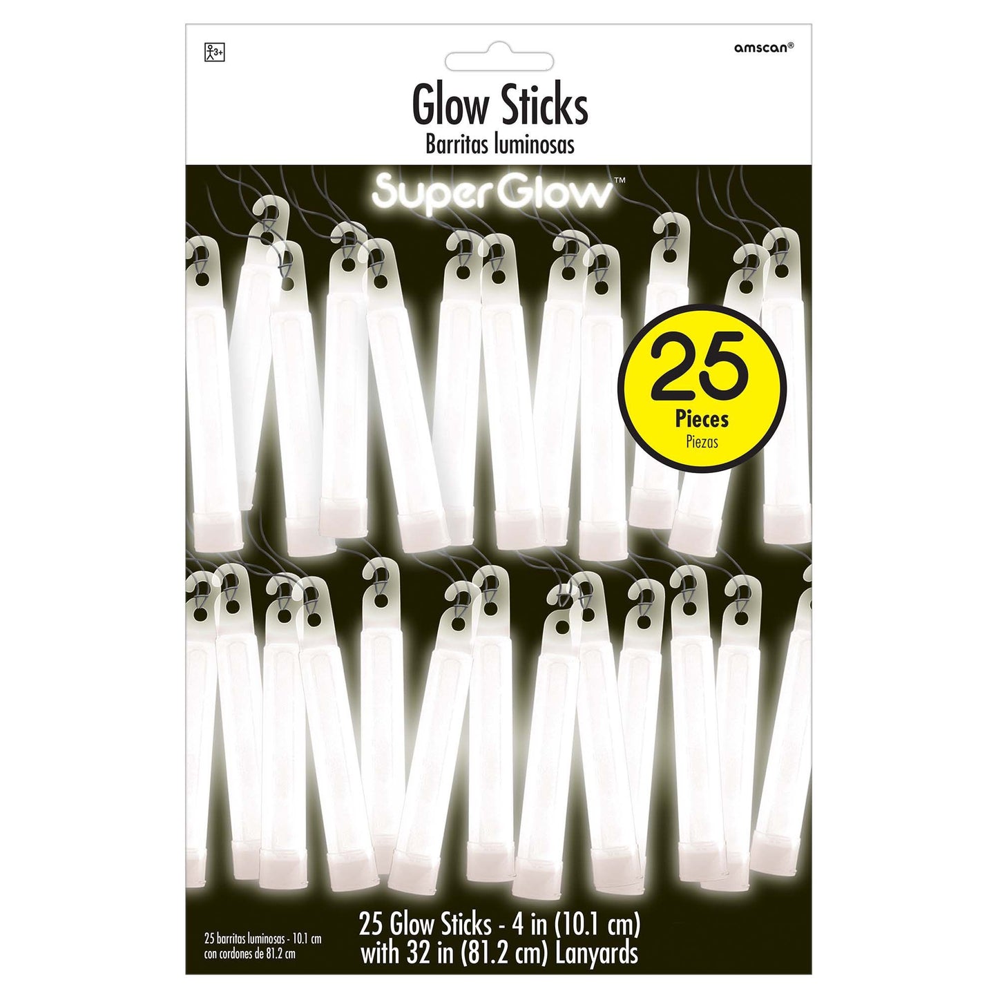 Glow Sticks - White 25ct