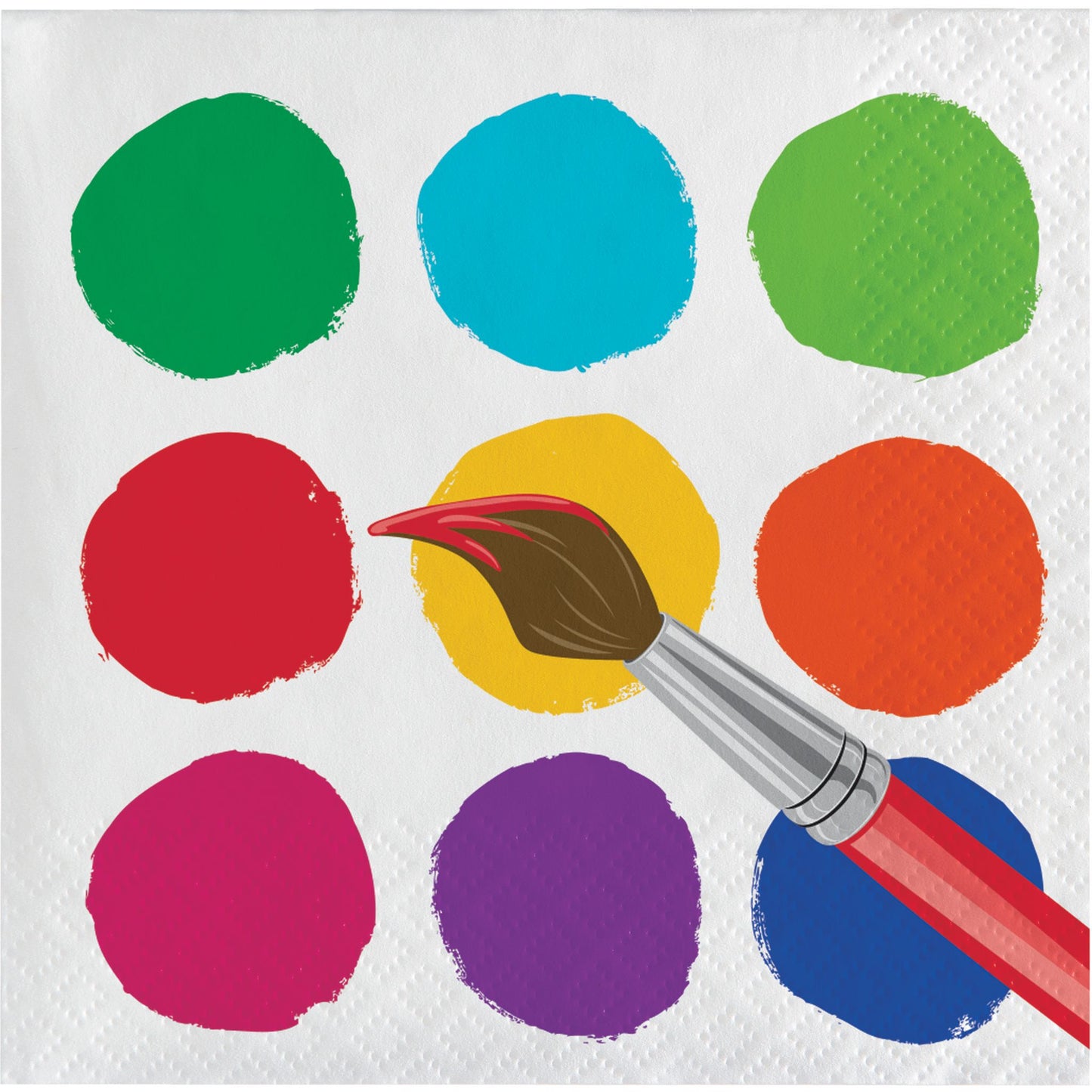 Beverage Napkins - Art Party 16ct- clearance