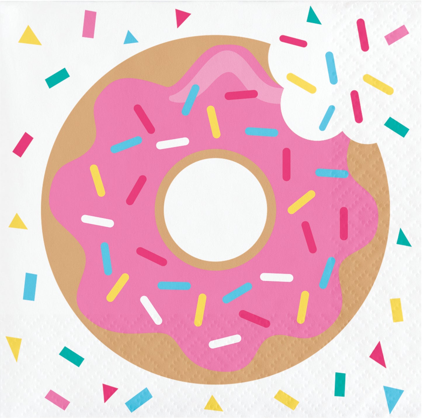 Beverage Napkins - Donut Time 16ct