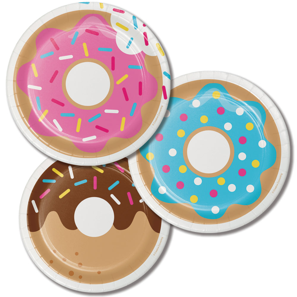 Dessert Plates - Donut Time 8ct