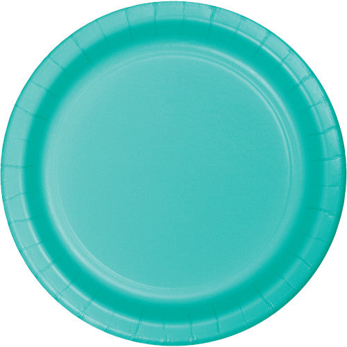 Dessert Plates - Teal Lagoon 24ct