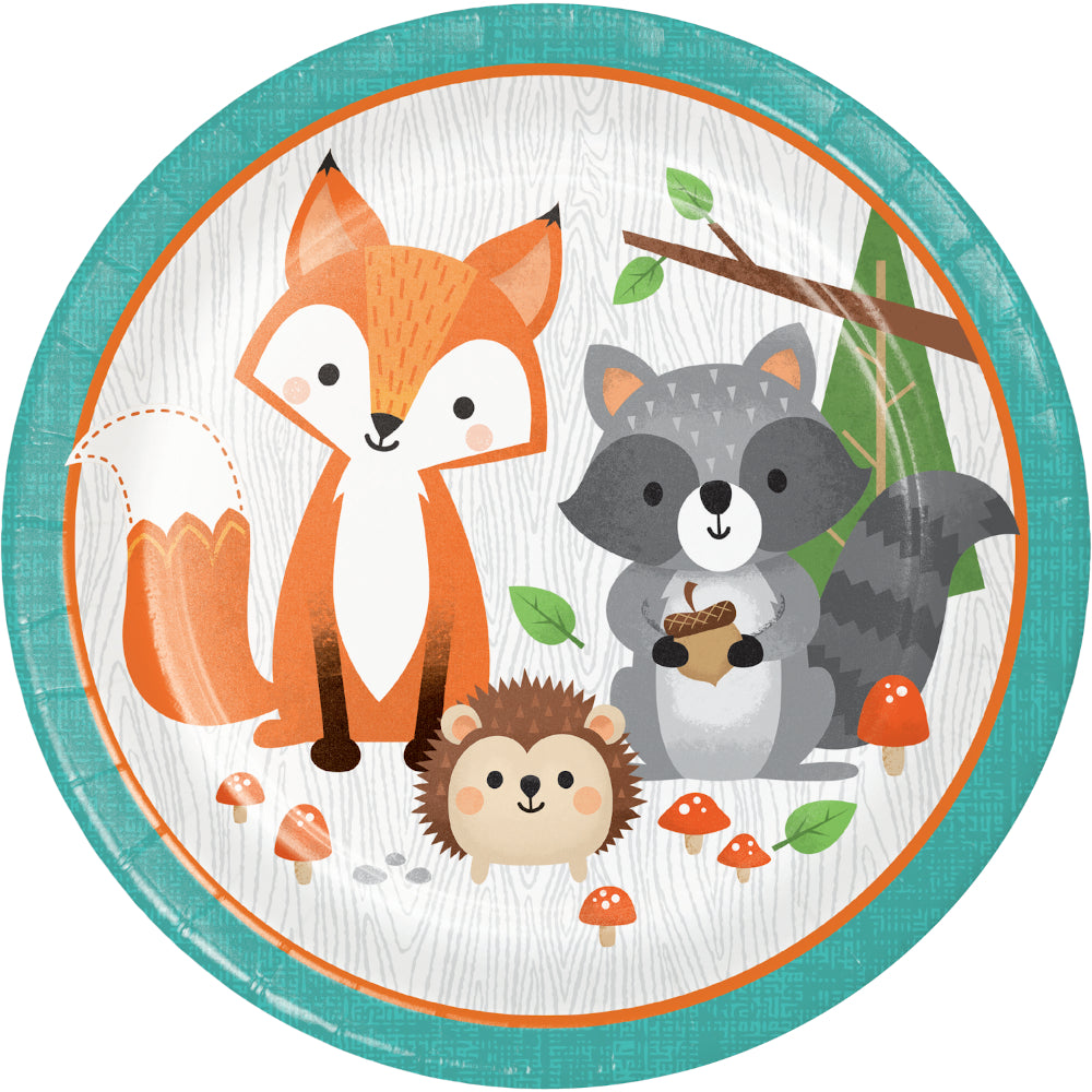 Lunch Plates - Woodland Animals 8ct