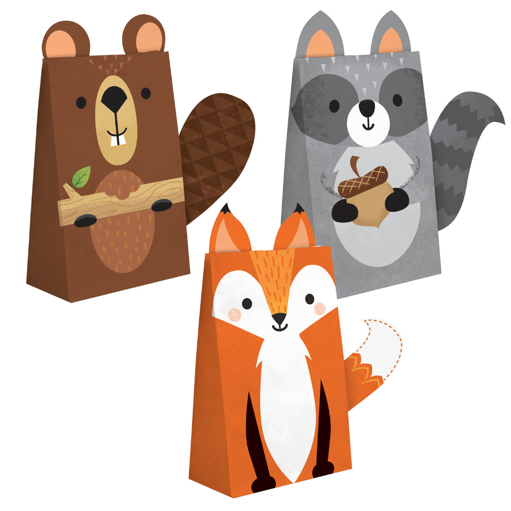 Treat Bags - Woodland Animals 8ct
