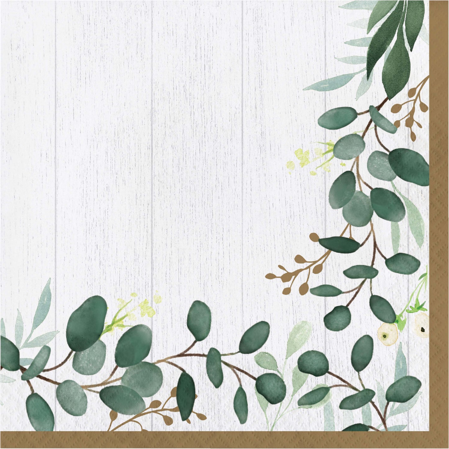 Lunch Napkins - Eucalyptus Greens 16ct
