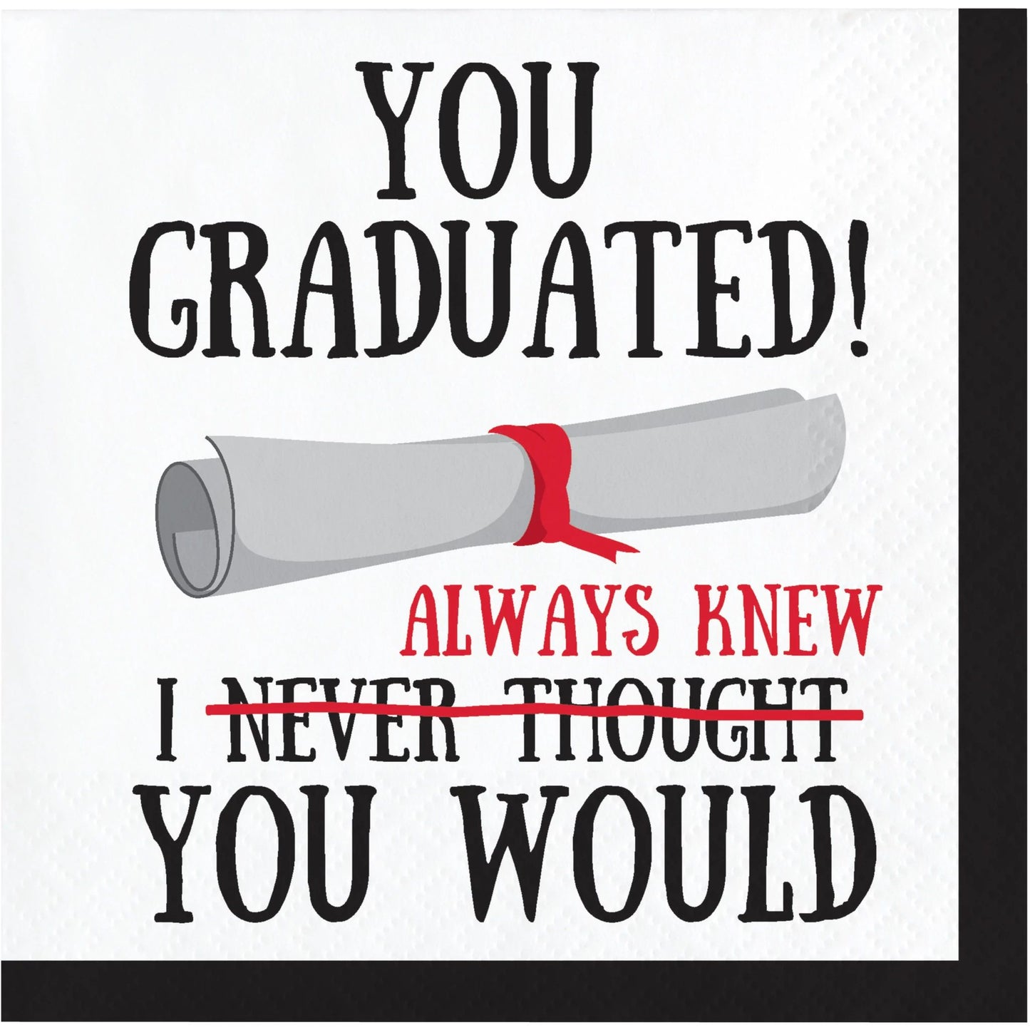 Beverage Napkins - Graduation Fun 16ct