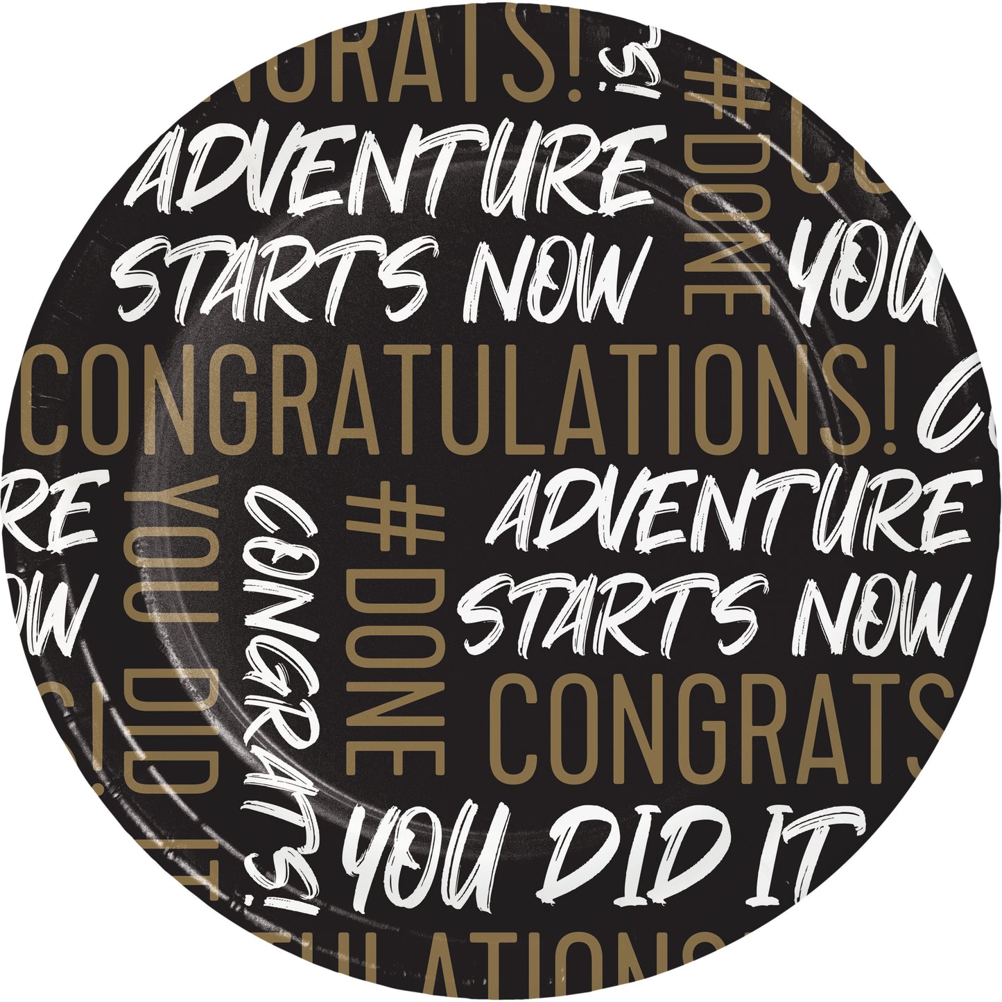 Dessert Plates - Golden Grad 8ct