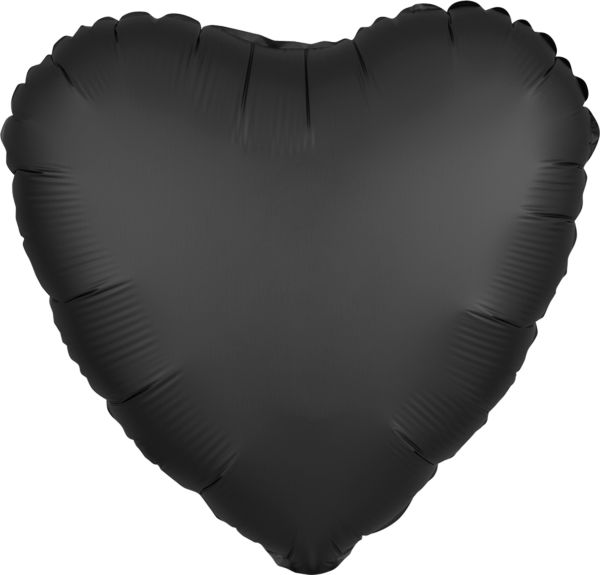 Heart: Black - 18"