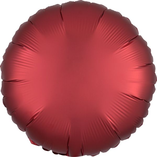 18" Round Mylar - Sangria