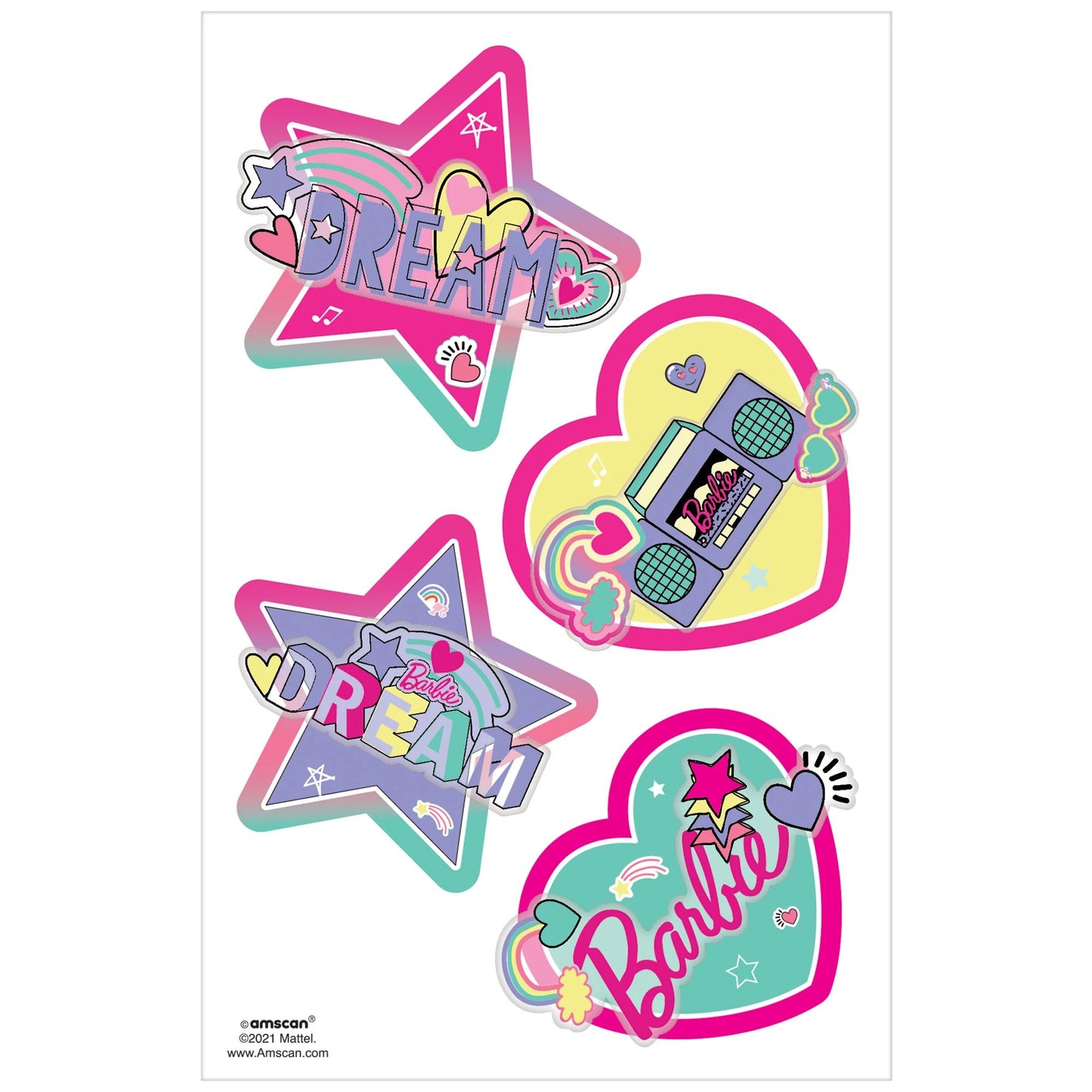 Tattoo Favors - Barbie 4ct