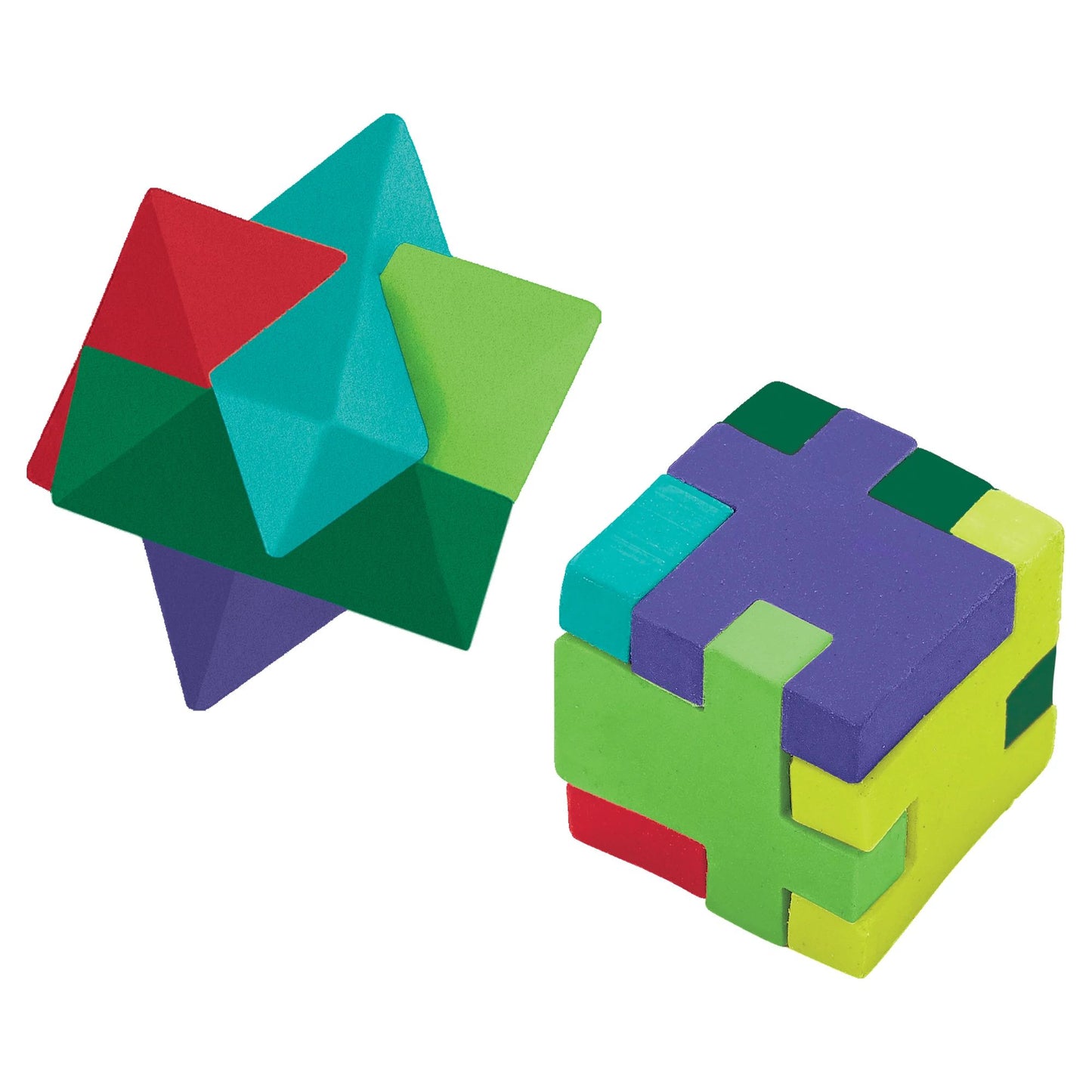 Erasers - Pixel Party 12ct