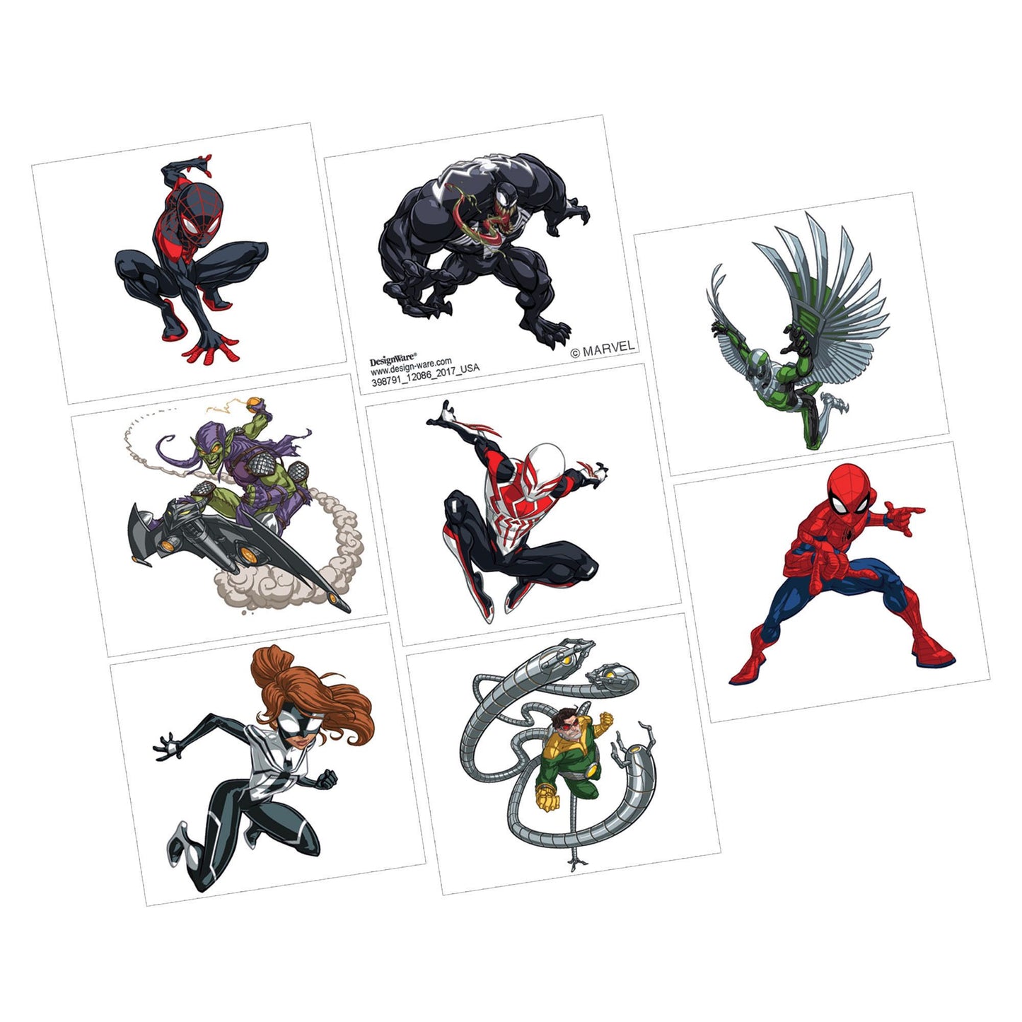 Tattoo Favors - Spider-Man 8ct