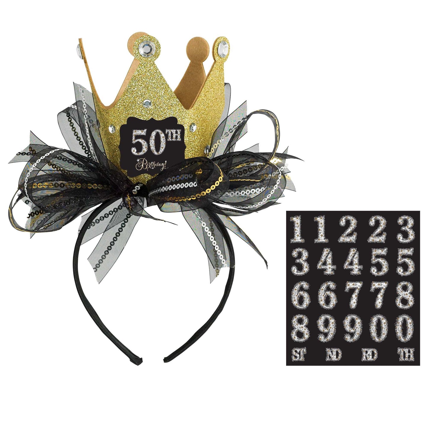 Sparkling Celebration Add-Any-Age Fascinator