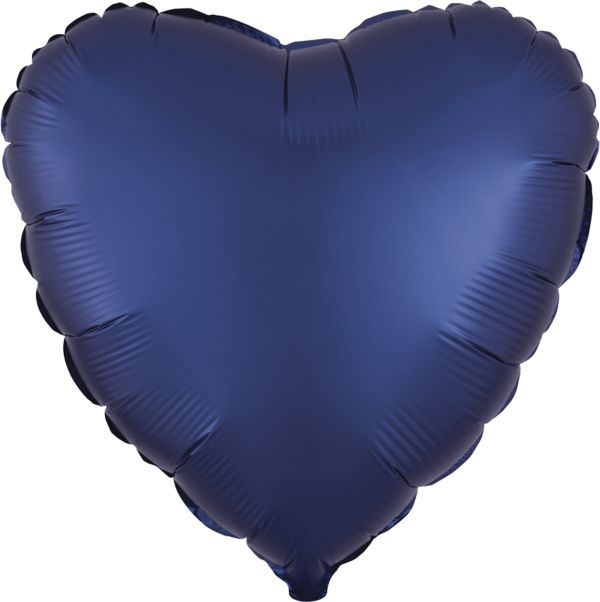 Heart: Navy - 18"
