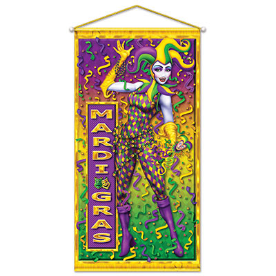 Door/Wall Panel - Mardi Gras