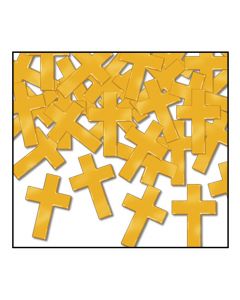 Confetti - Gold Crosses