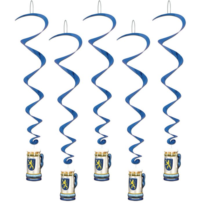 Hanging Decorations - Oktoberfest Whirls 5ct