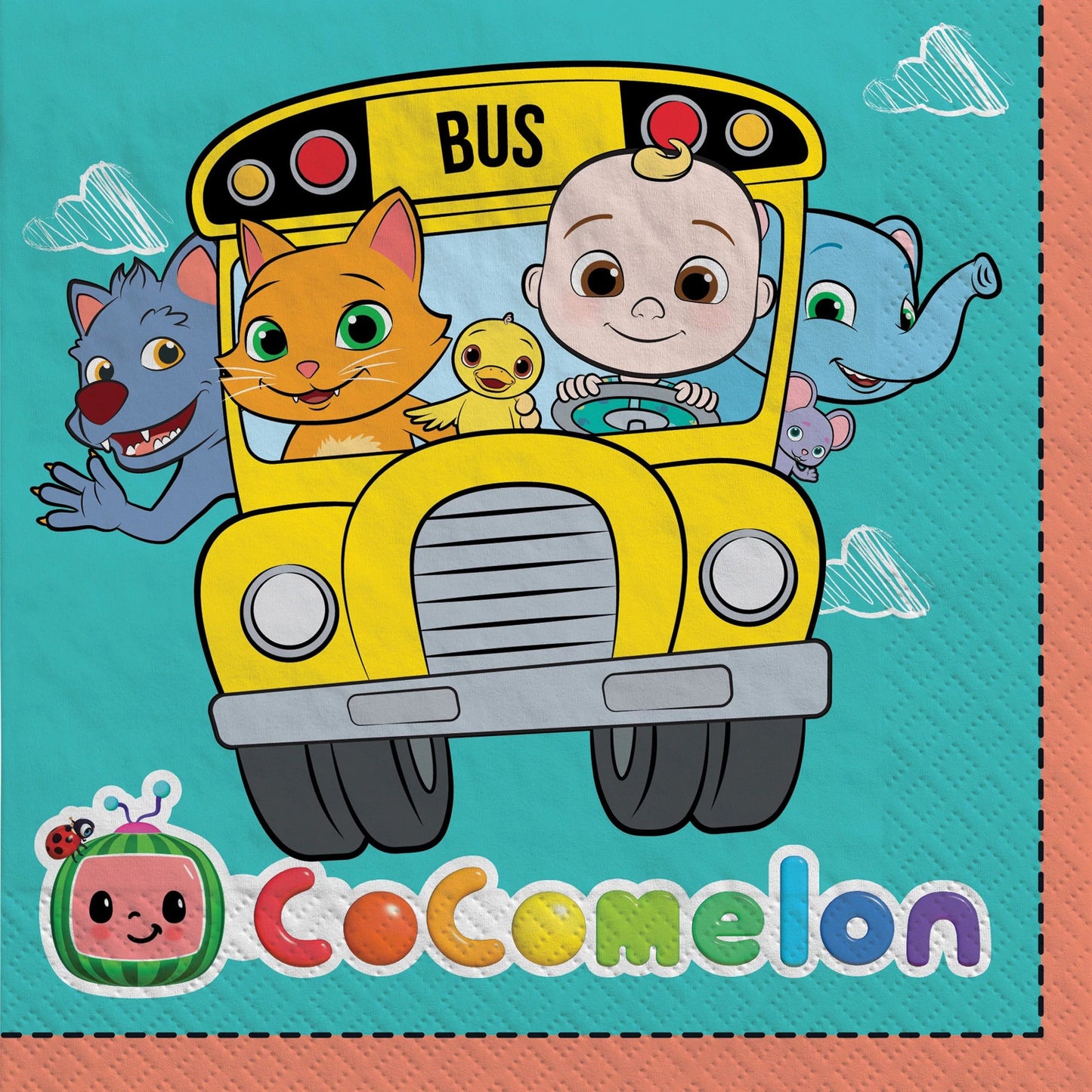 Lunch Napkins - Cocomelon 16ct