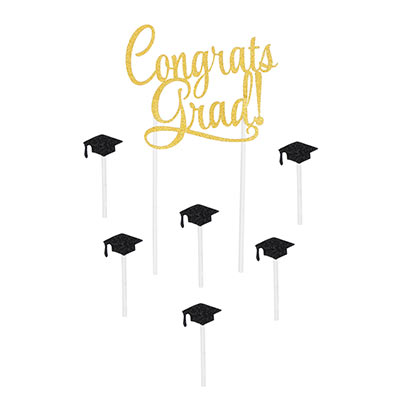 Cake Topper - Congrats Grad!