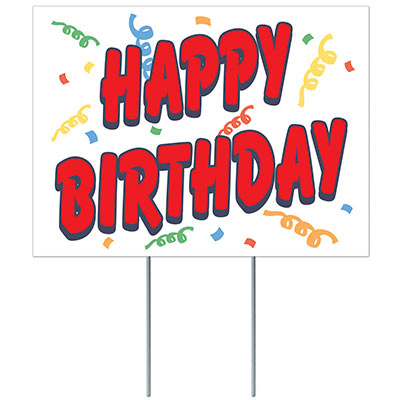 Yard Sign - Happy Birthday