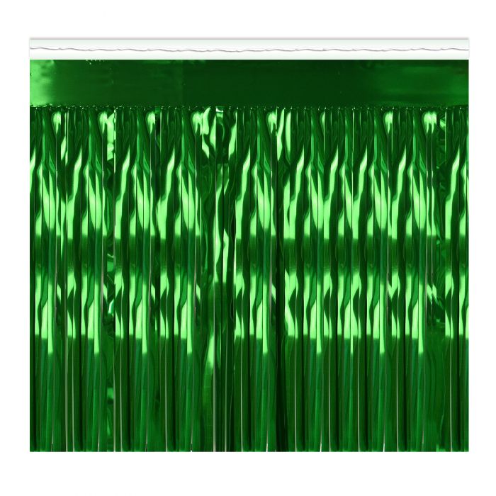 Metallic Table Skirting - Green