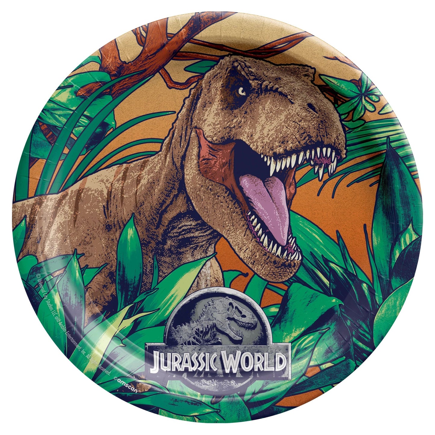 Lunch Plates - Jurassic World Into the Wild 8ct