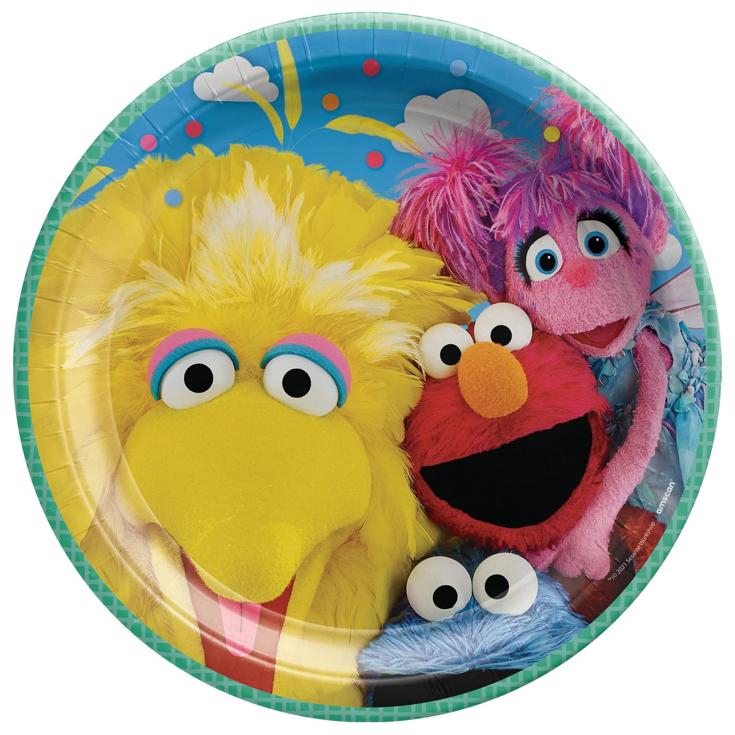 Lunch Plates - Sesame Street 8ct