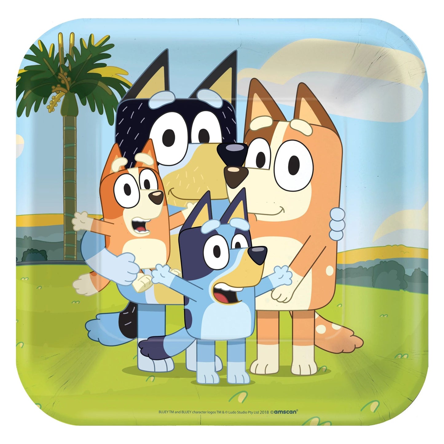 Lunch Plates - Bluey 8ct