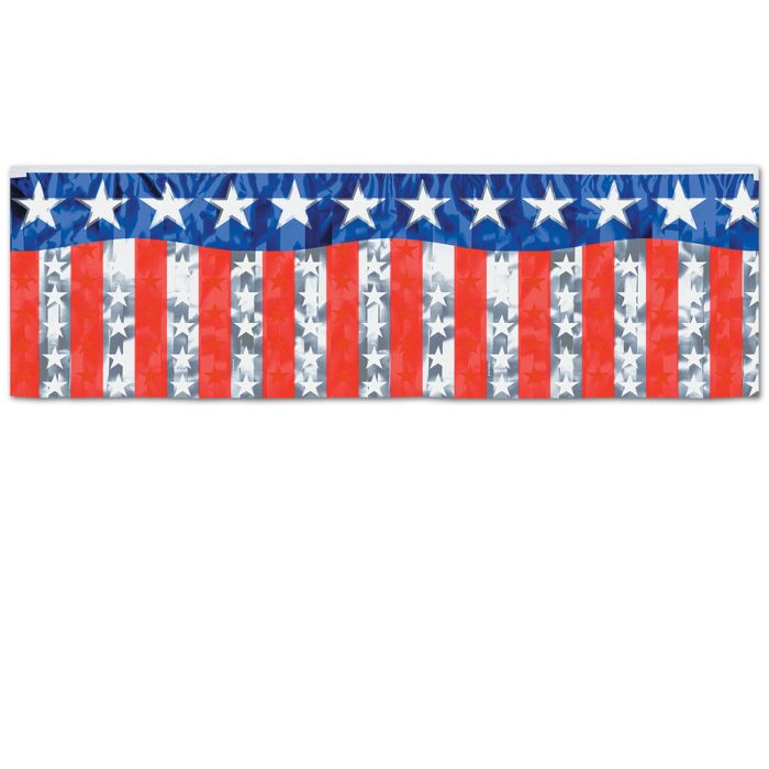 Banner - Metallic Stars & Stripes