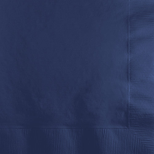 Beverage Napkins - Navy 50ct
