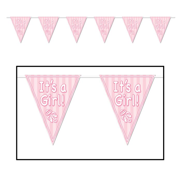Pennant Banner - It's a Girl!