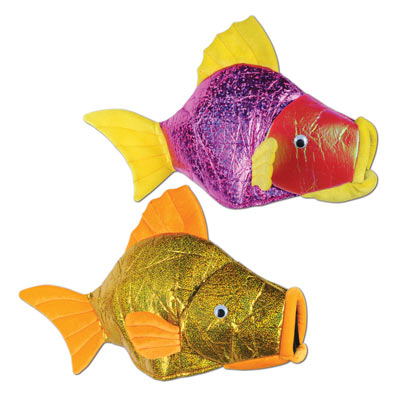 Fish Hat - Pink or Gold