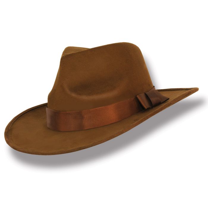 Fedora - Brown Fabric