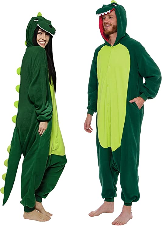 Onesie - Green Dinosaur