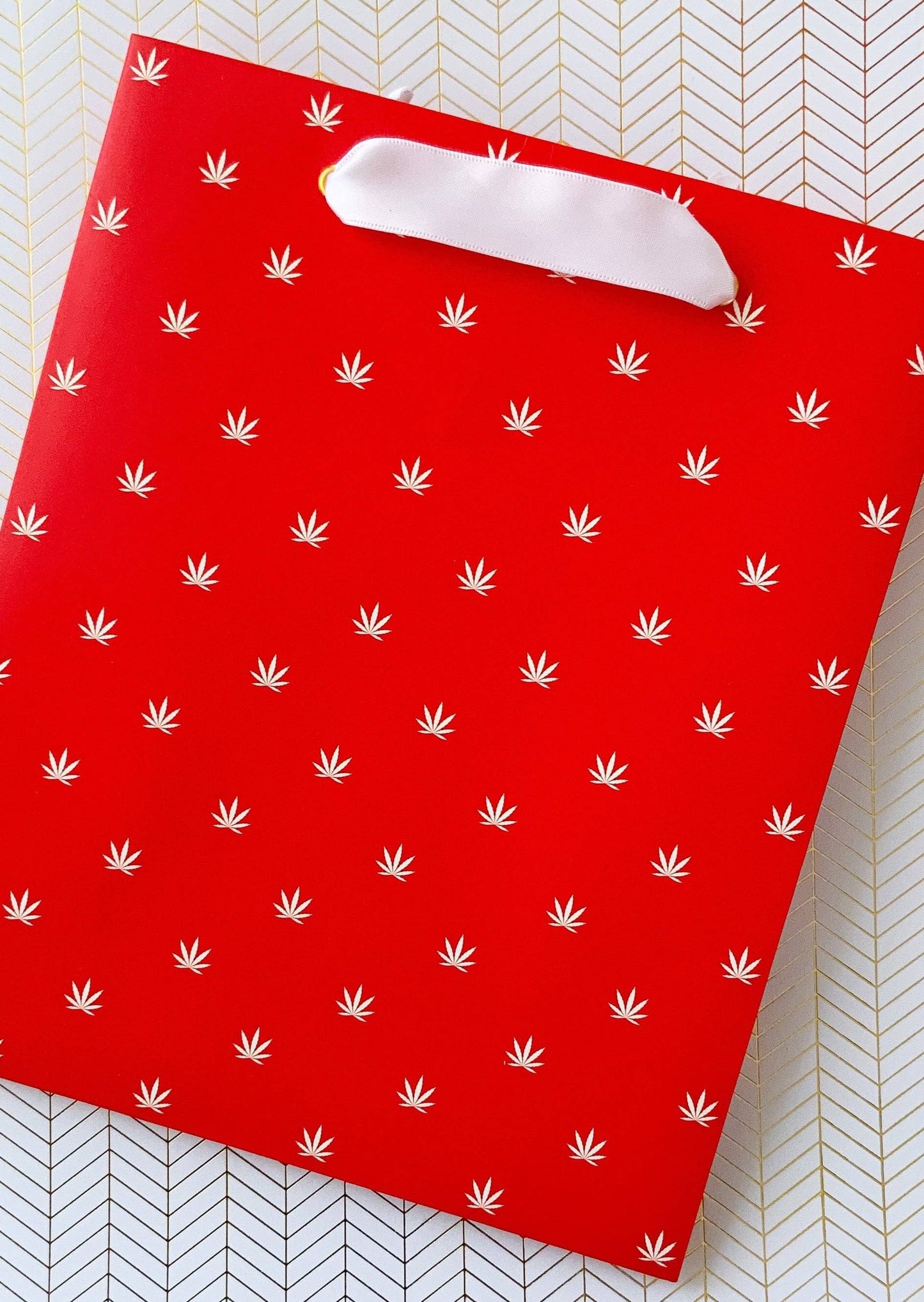 Gift Bag - Red/White