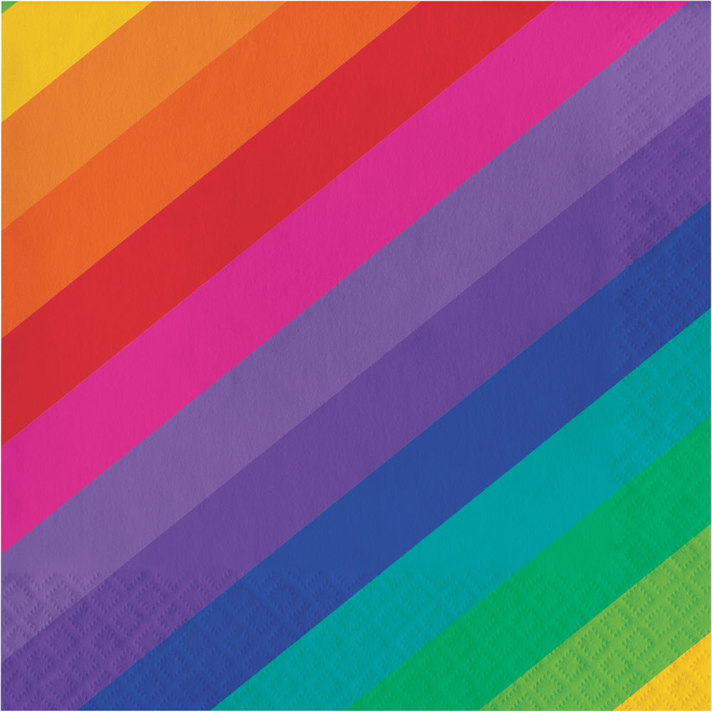 Beverage Napkins - Rainbow 16ct