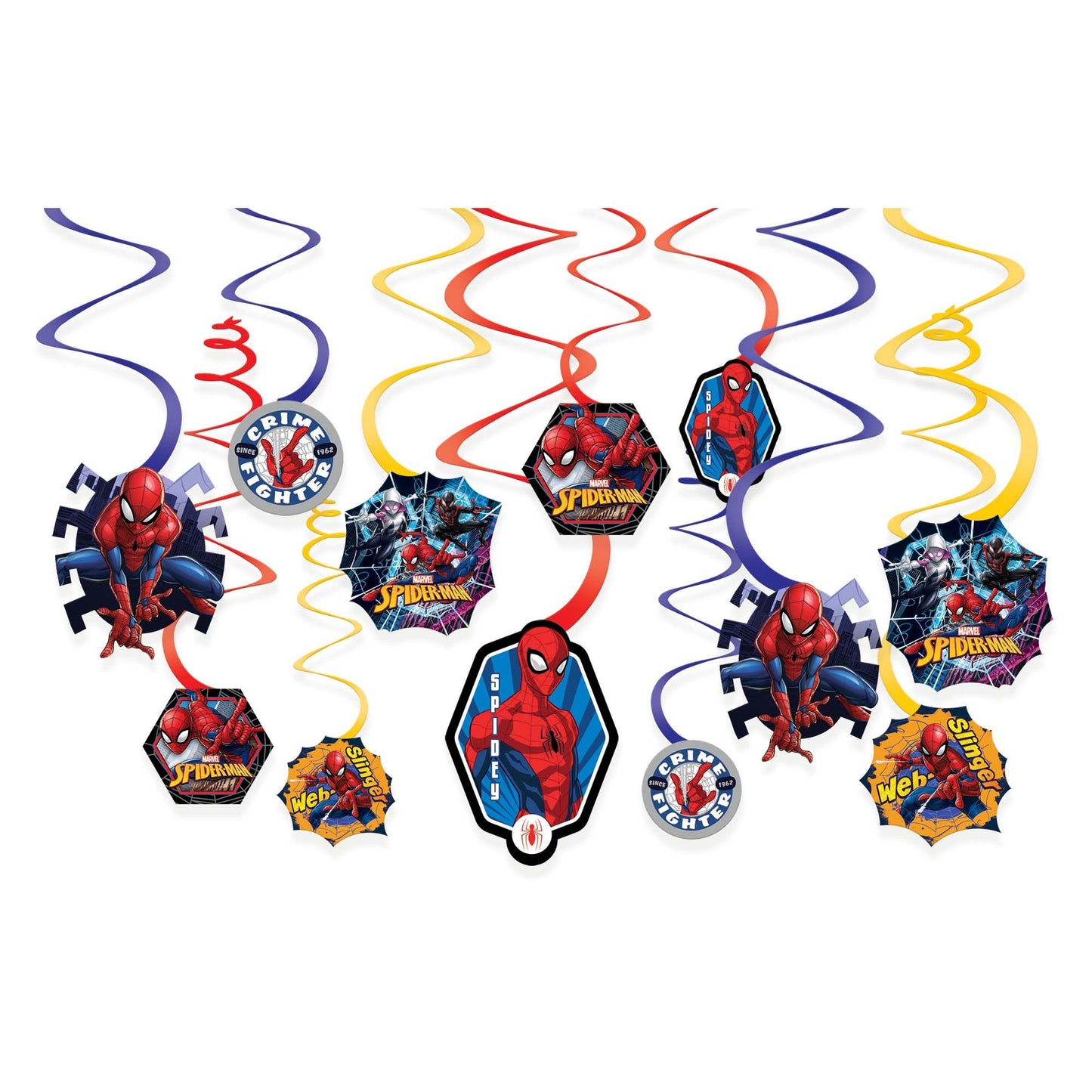 Hanging Decorations - Spider-Man 12ct