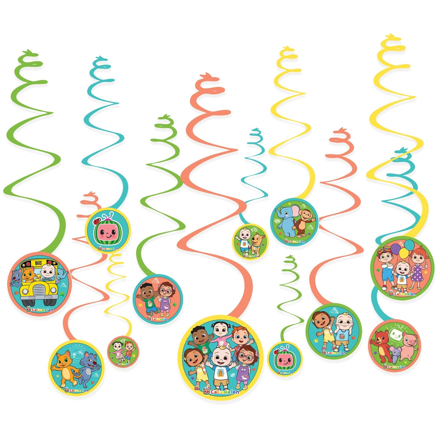 Hanging Decorations - Cocomelon 12ct