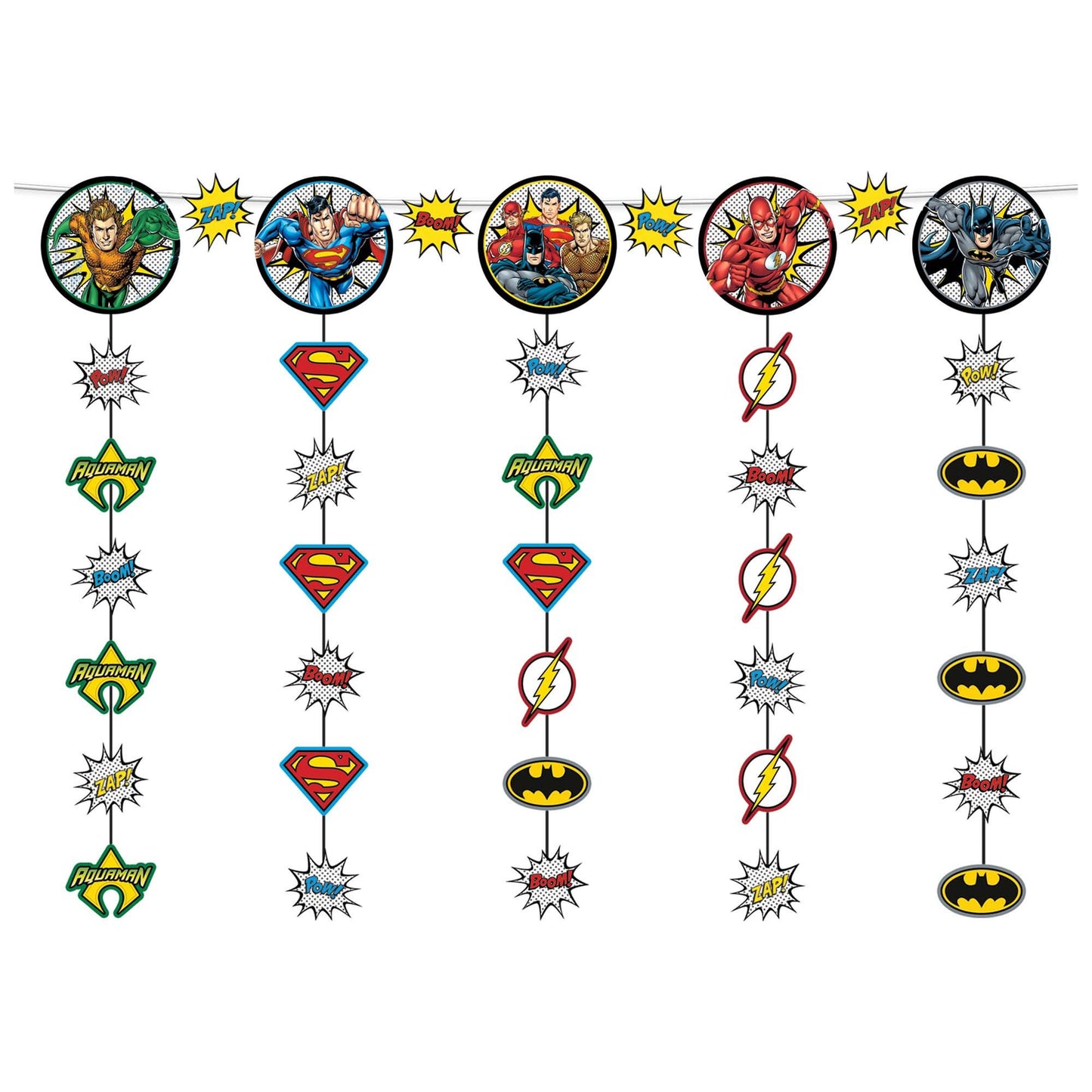 Hanging String Decorations - Justice League