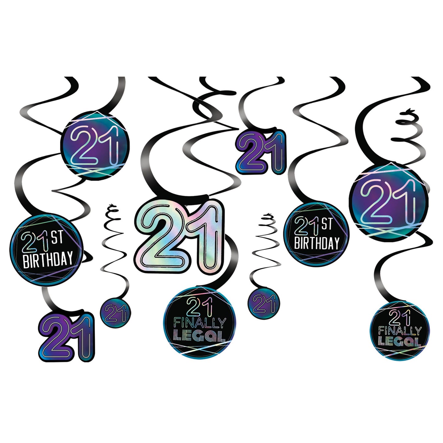 Hanging Decorations - Finally 21 12ct