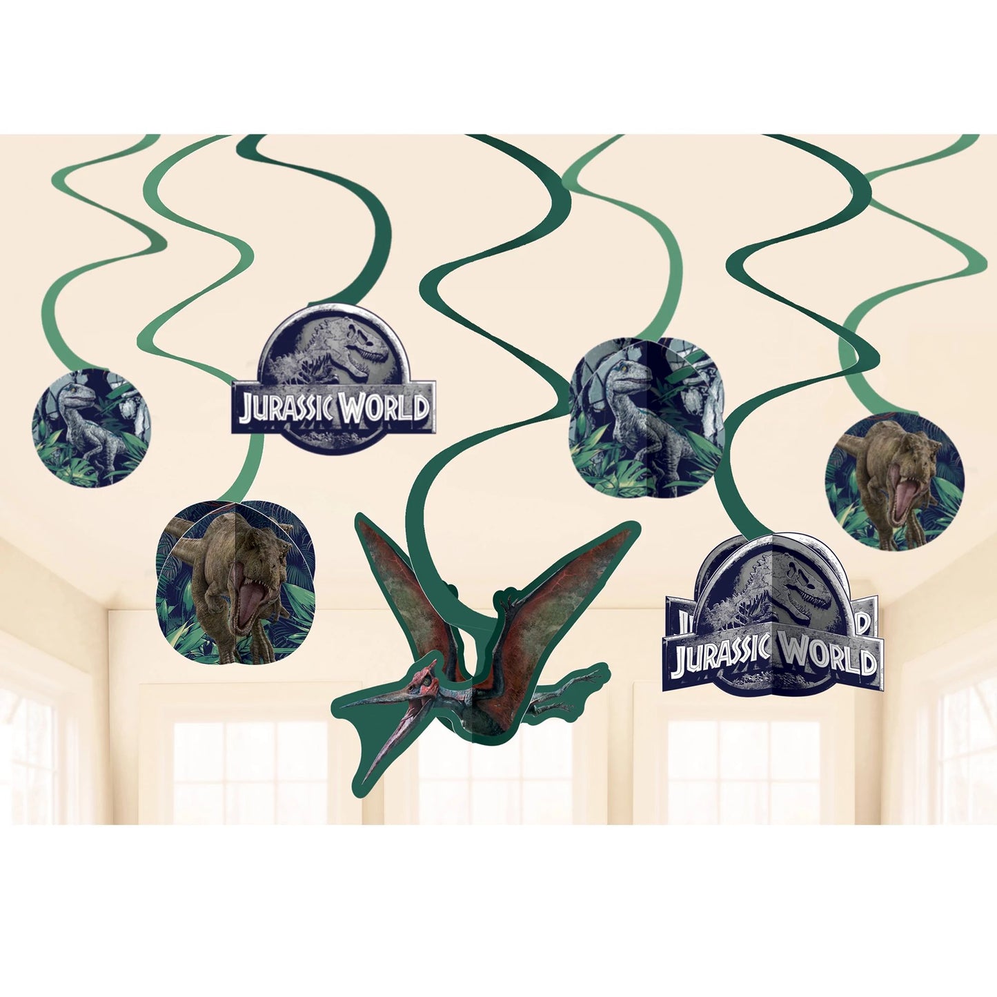 Hanging Decorations - Jurassic World Into the Wild 12ct