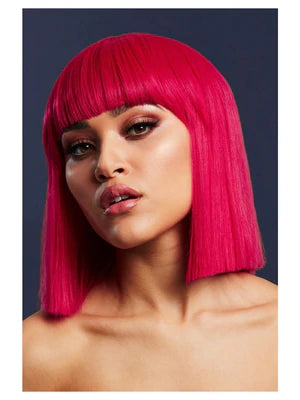 Lola Wig - Magenta Pink