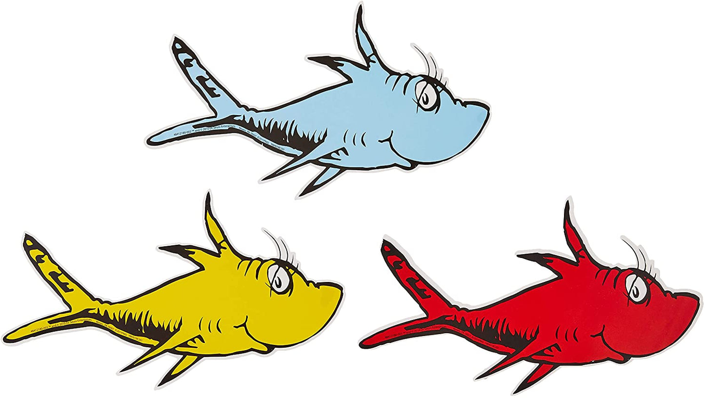 Paper Fish Cut-Outs -Dr. Seuss (36ct.)