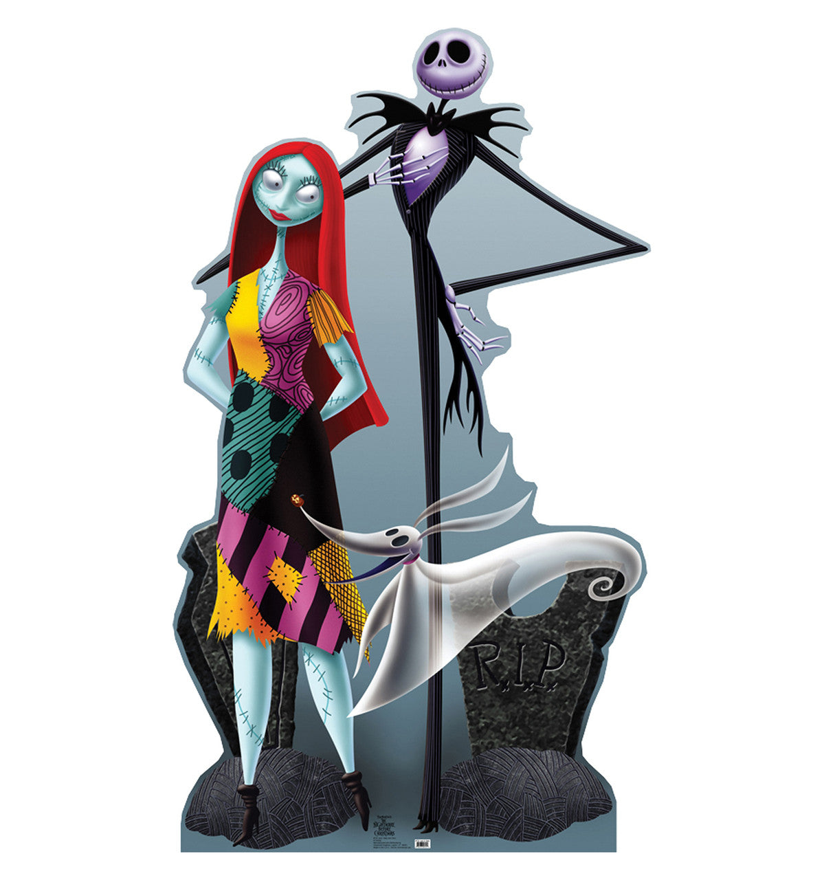 Cardboard Cutout - Jack, Sally, & Zero